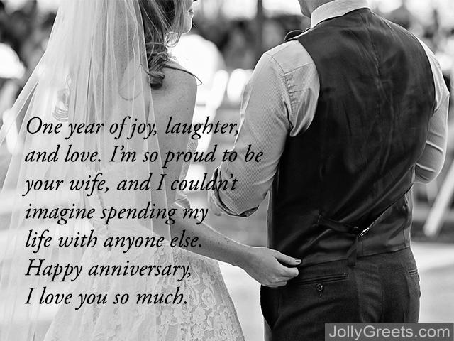 1st wedding anniversary to my husband