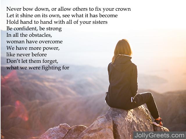 Power Of A Woman Poem : Hope you guys love it and share it. - Download